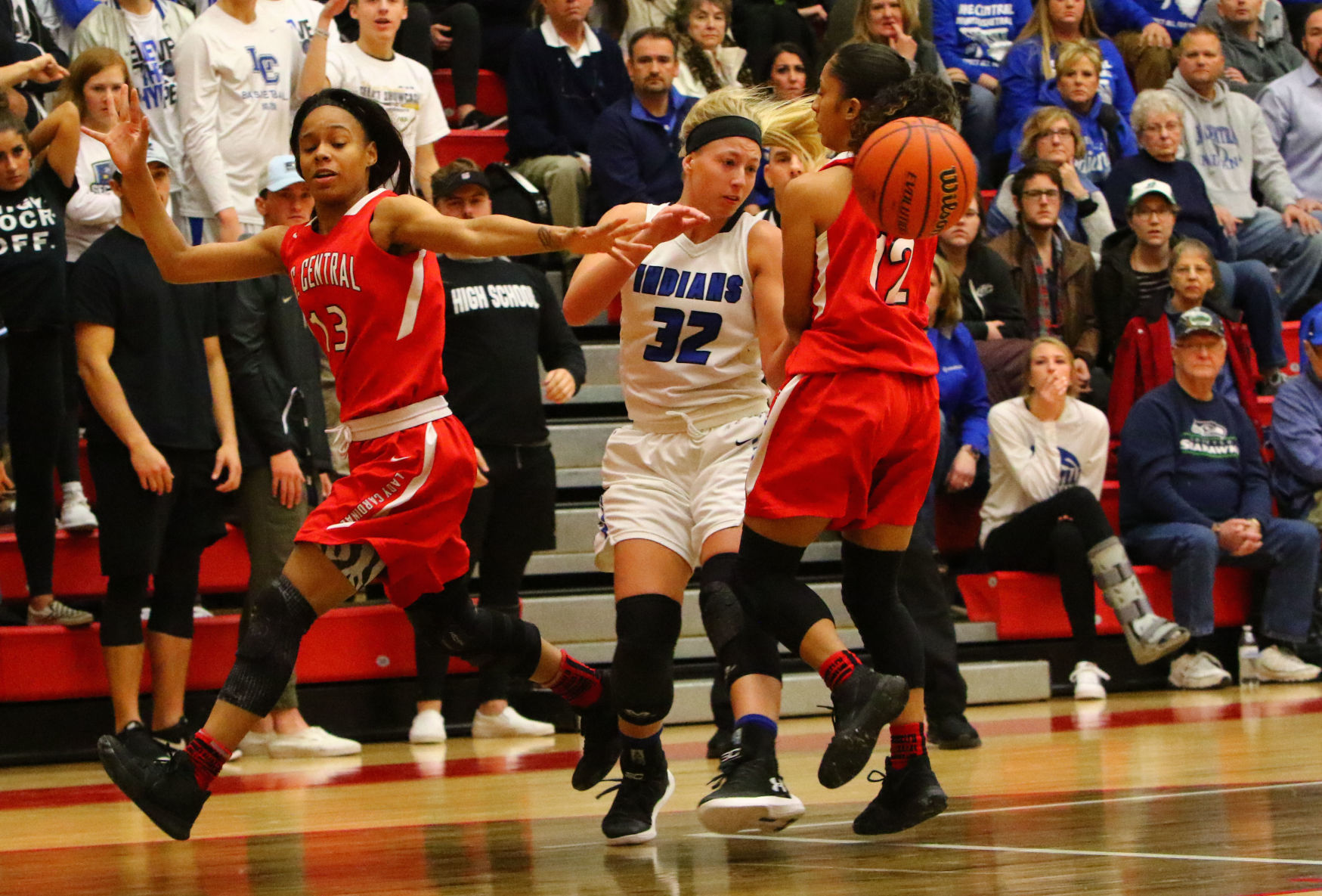 Gallery: Girls Basketball Sectional Finals - E.C. Central vs. Lake Central